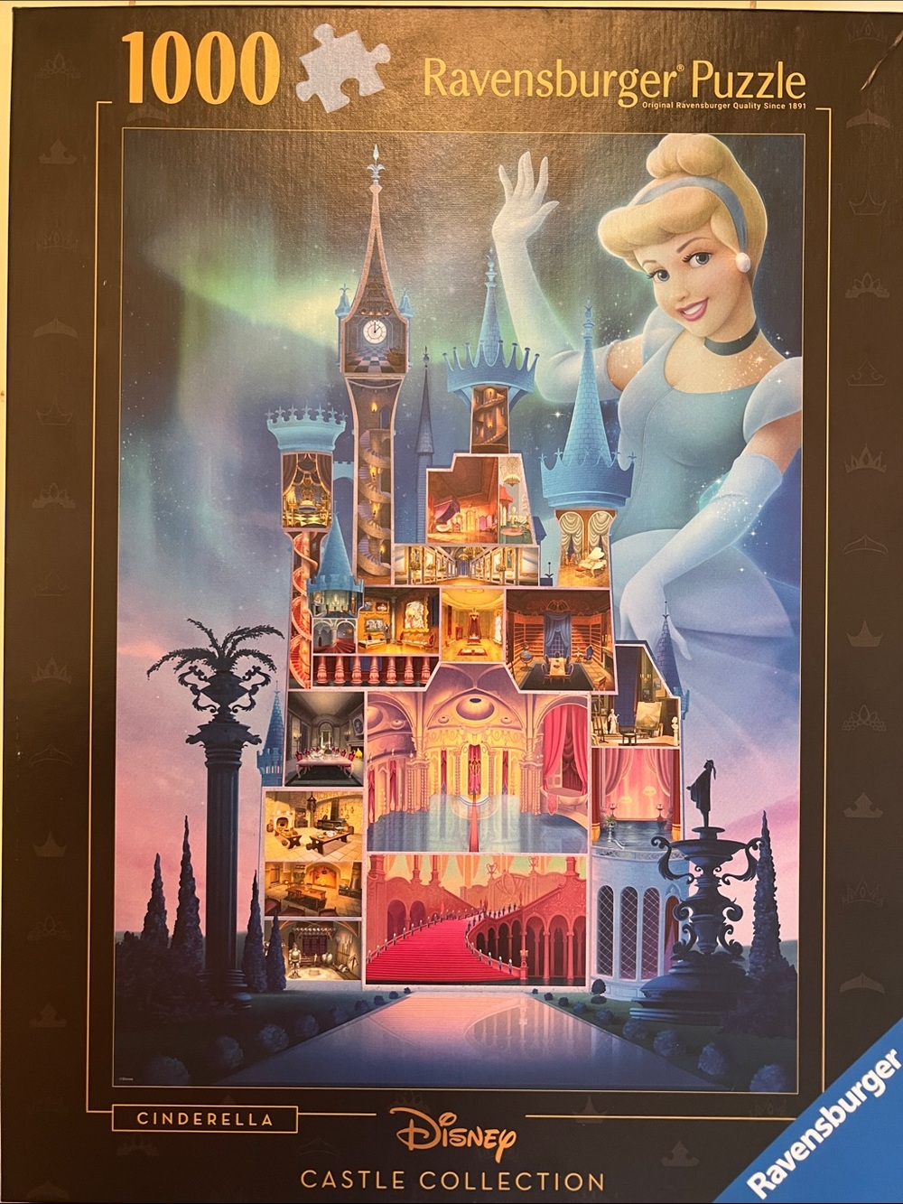 NIB Disney Castle Collection: Cinderella
 Castle 1000-Piece Puzzle
